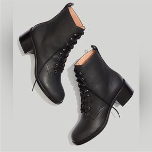 Madewell Women’s The Patti Lace-Up Boot. Size 9.5